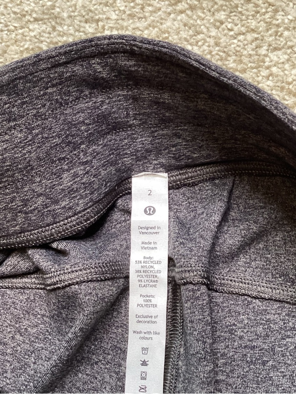 Lululemon Ready to Rulu High-Rise Jogger Pant Raceway Grey / Black 2 XS - Picture 6 of 8